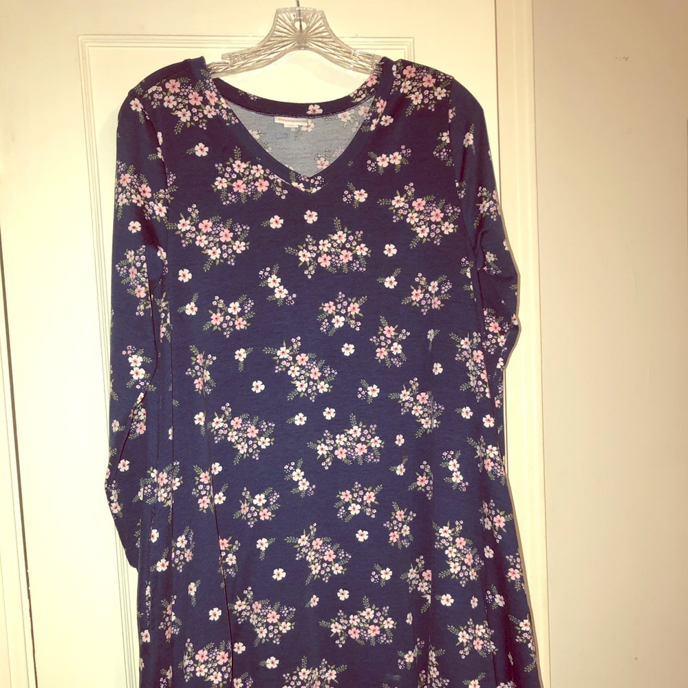 LulaRoe long sleeve dress with Pockets